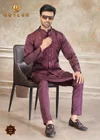Outluk Wedding Vol 52 Satin Silk Mens Modi Jacket Kurta Pajama
